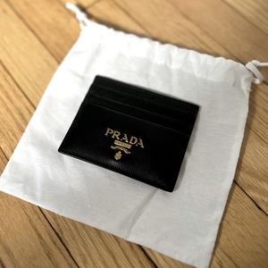 Prada Saffiano Leather Card Holder